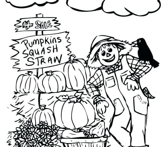 October coloring pages