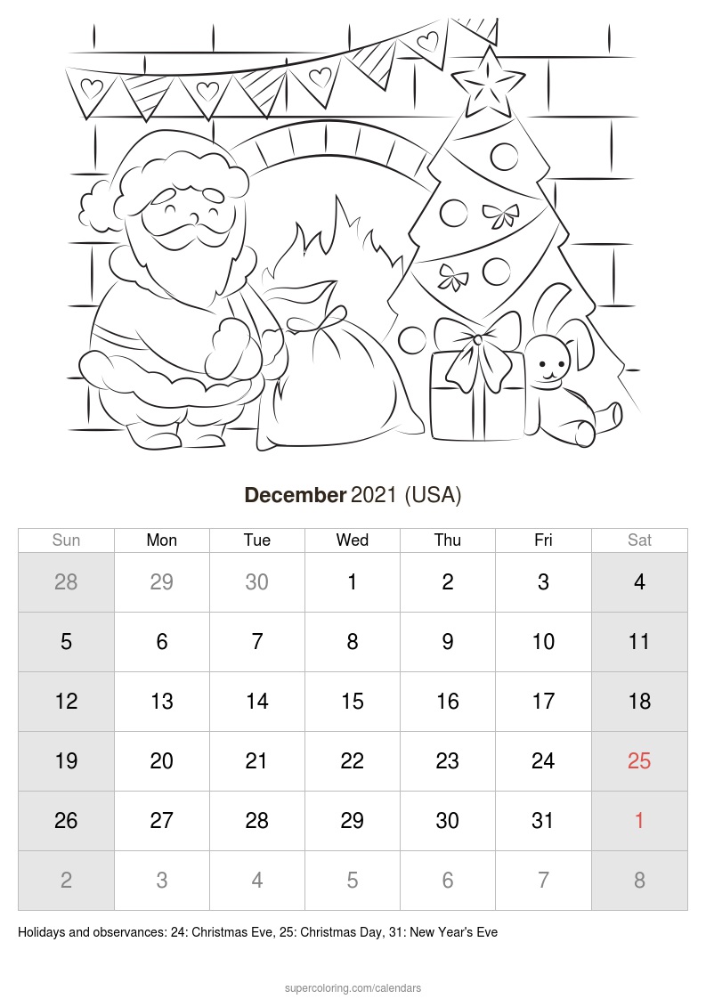 December calendar