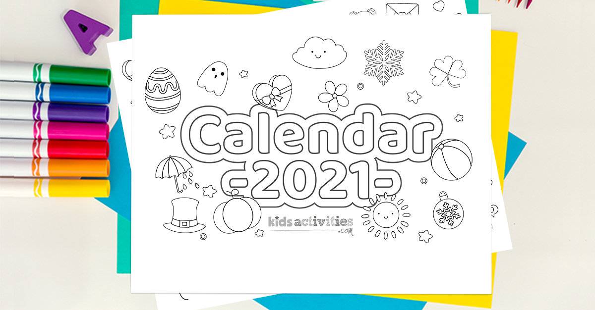 How to get a printable calendar for kids