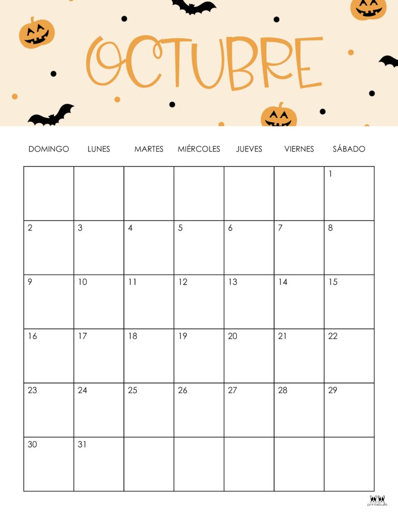 October calendars