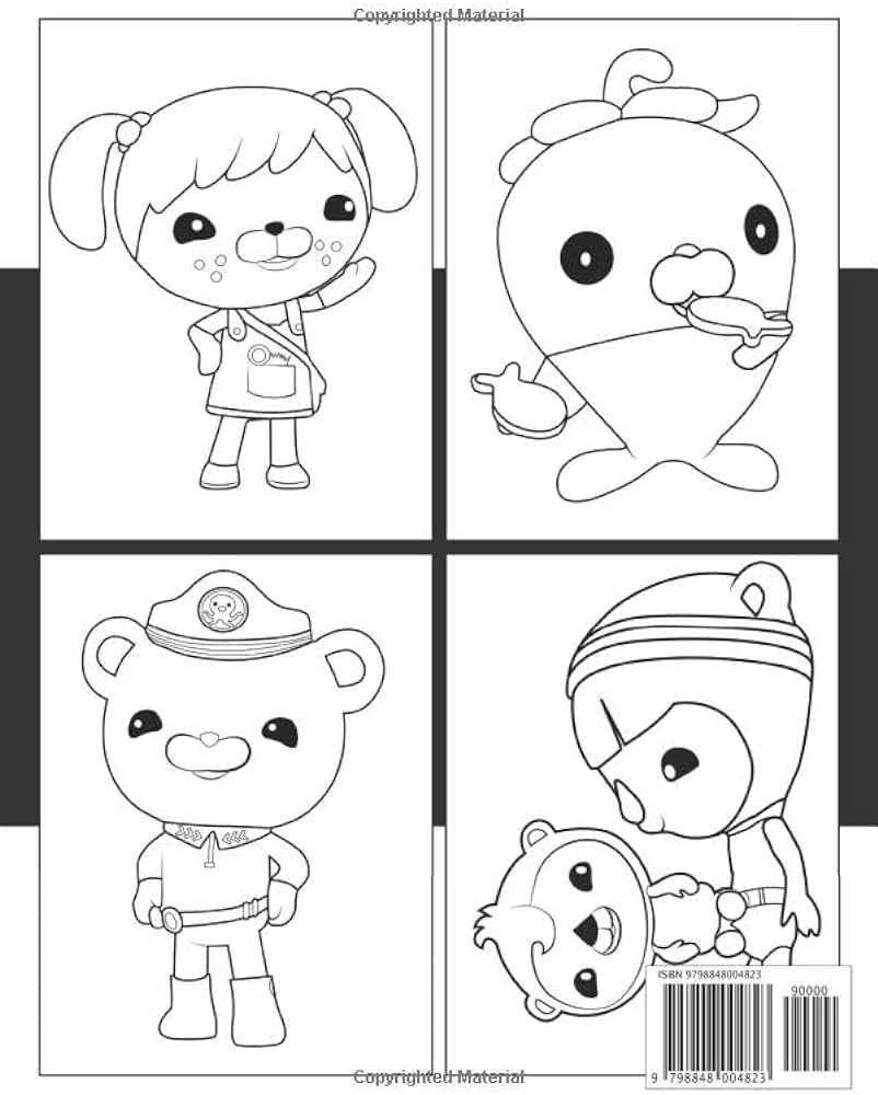 Ocðonauts coloring book beautiful coloring pages for all fans great gifts for kids boys girls ages