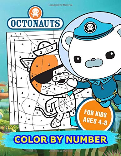 Octonauts color by number for kids ages