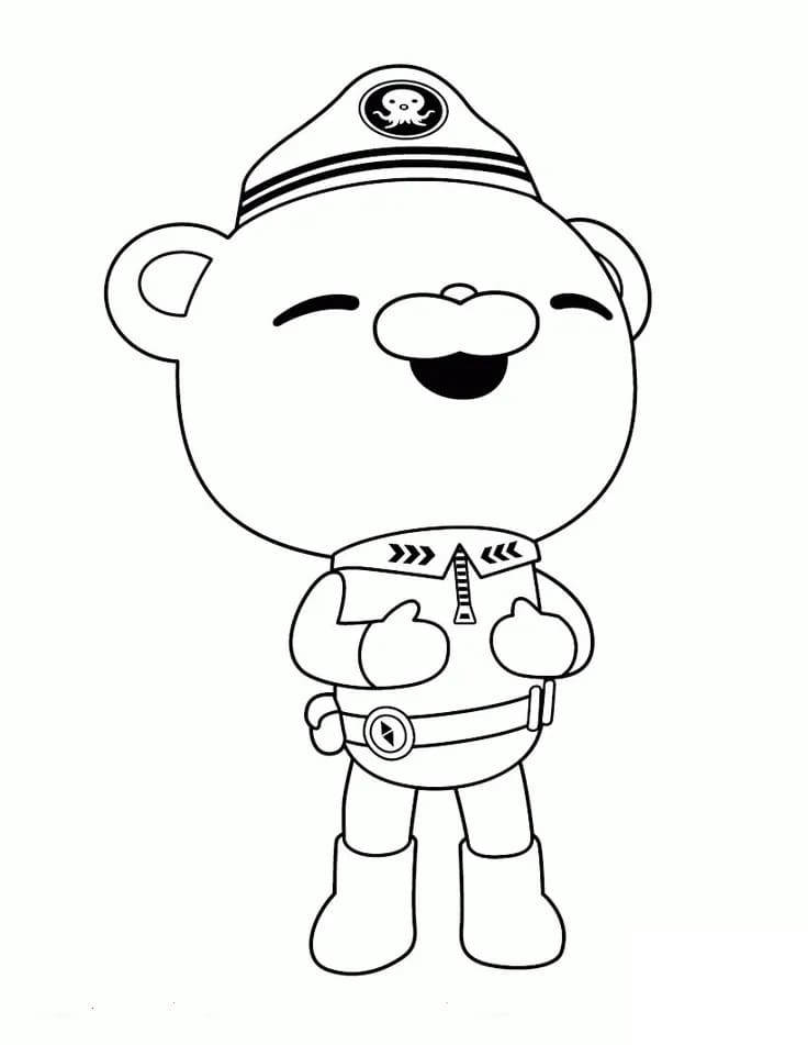 Barnacles octonauts coloring page