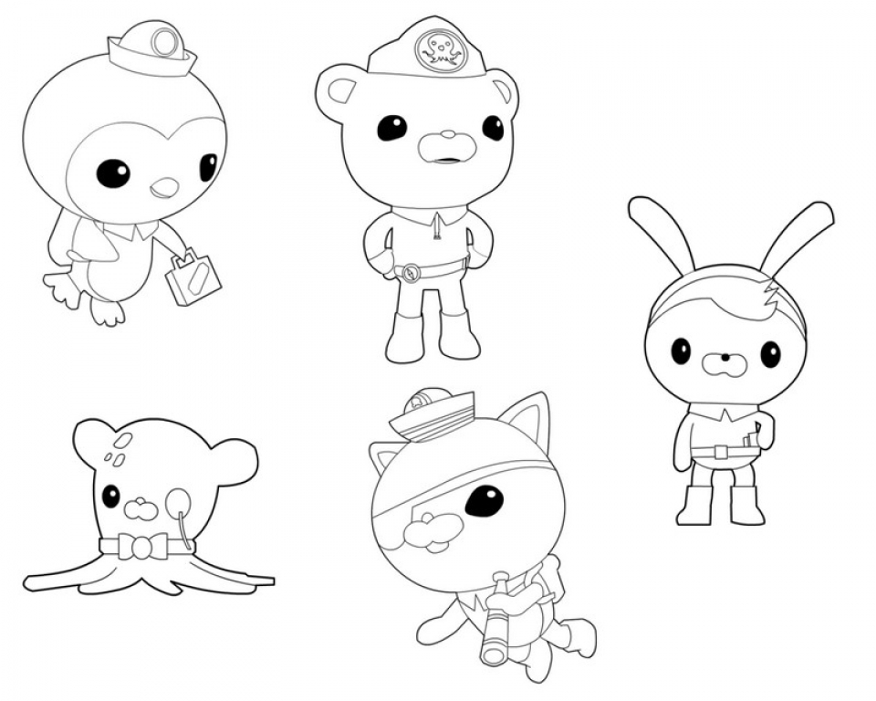 Get this octonauts coloring pages free