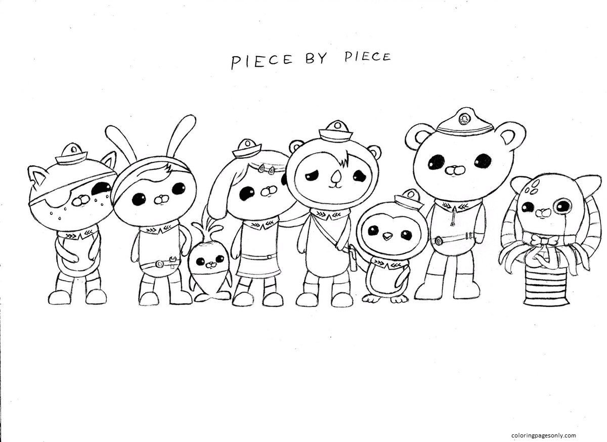 Octonauts coloring pages printable for free download