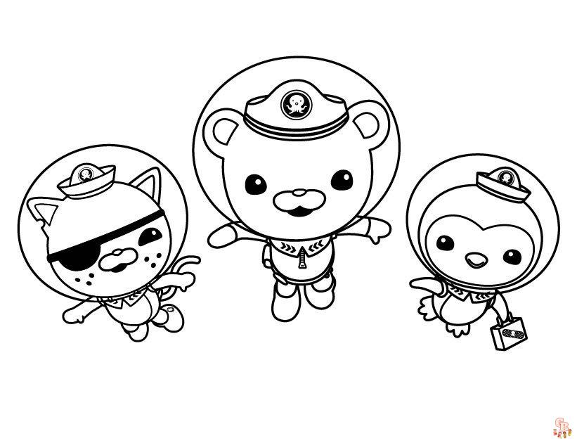 Octonauts coloring pages