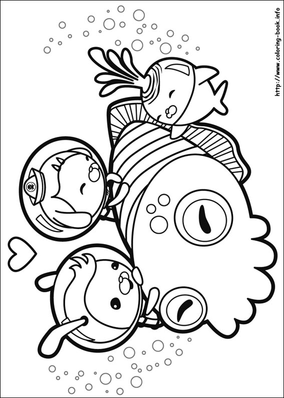 The octonauts coloring picture