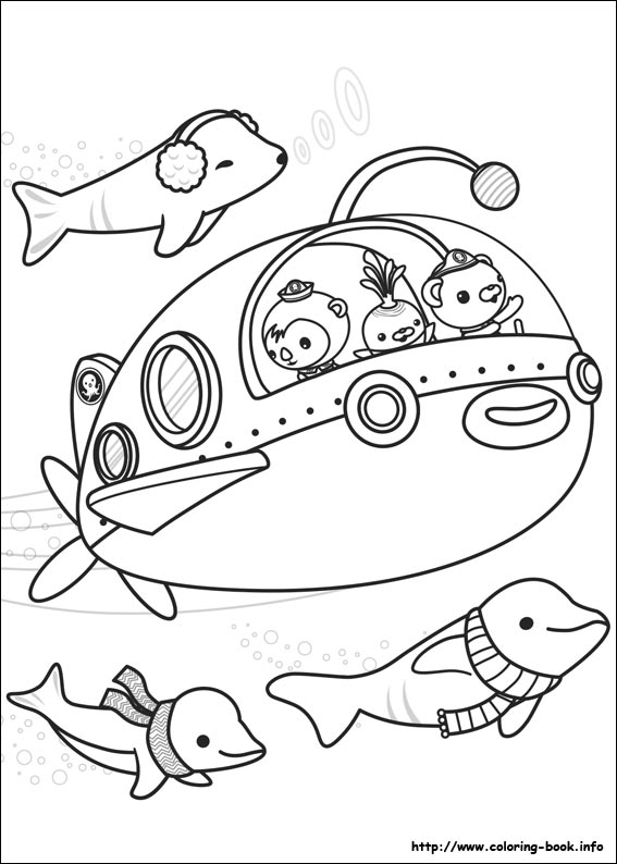 The octonauts coloring picture