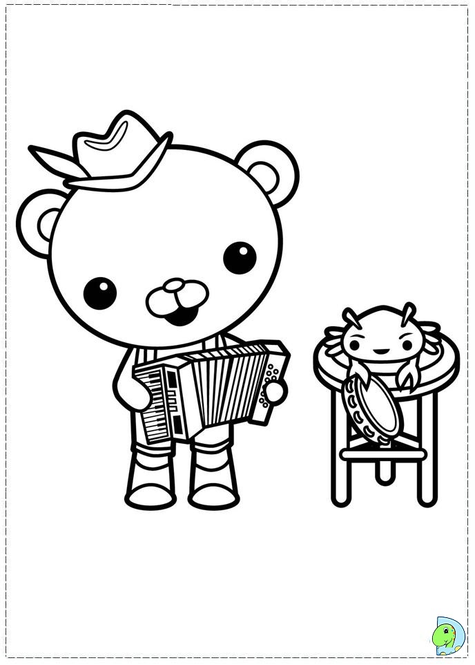 Octonauts coloring page