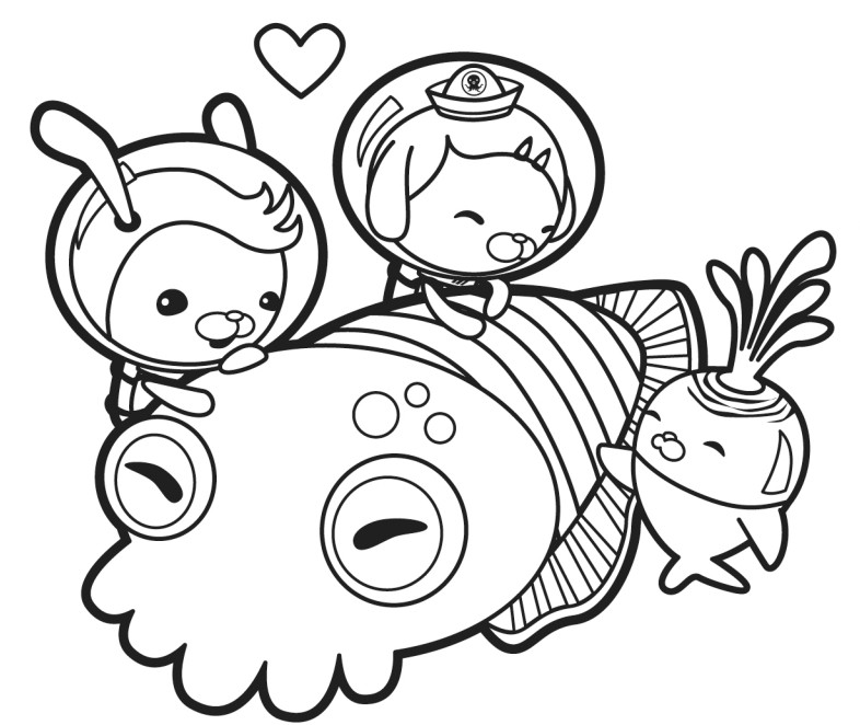 Coloring page the octonauts