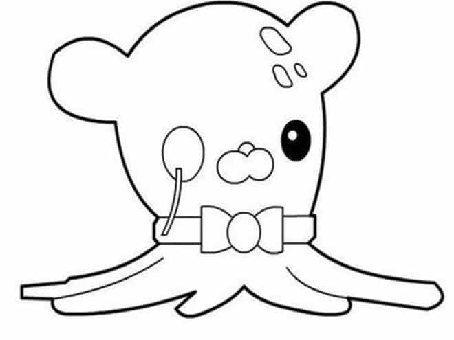 Free easy to print octonauts coloring pages