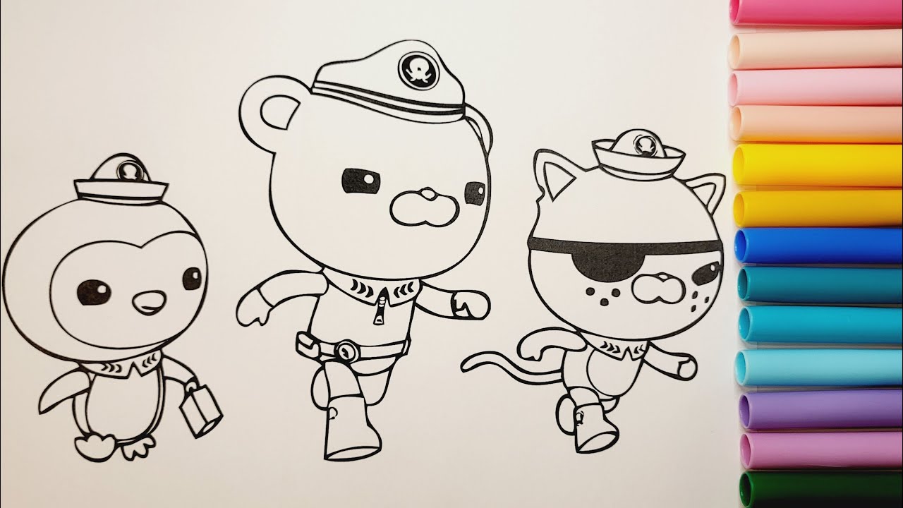 Octonauts coloring pages for kidsoctonauts