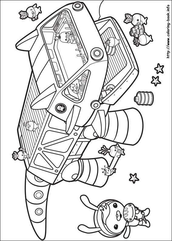 The octonauts coloring picture