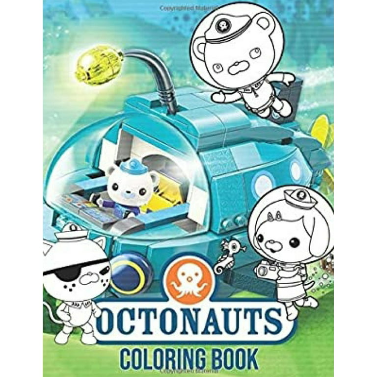 Octonauts coloring book all favorite characters in this octonauts coloring book for painting great way for encouraging creativity and development imagination great gift for kids with jumbo octonaut