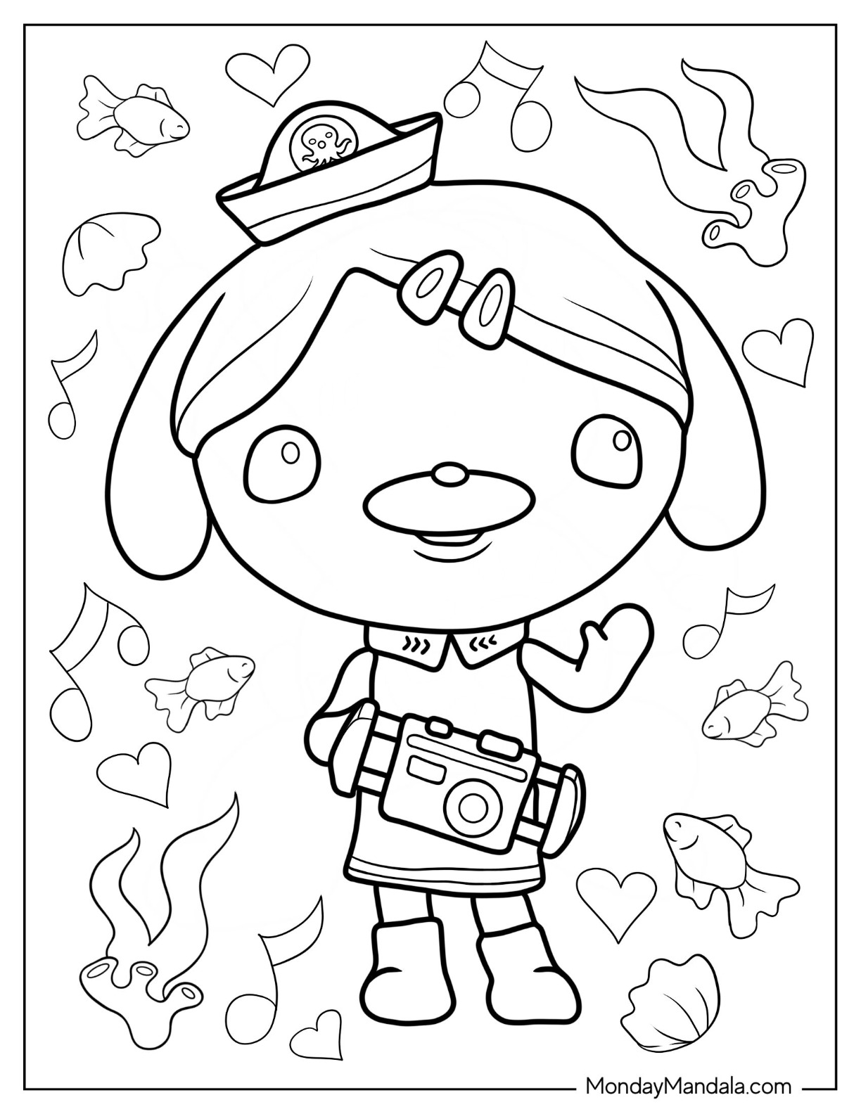 Octonauts coloring pages free pdf printables