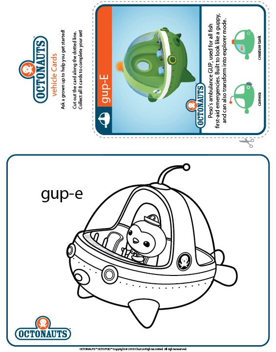 Octonauts colour gup