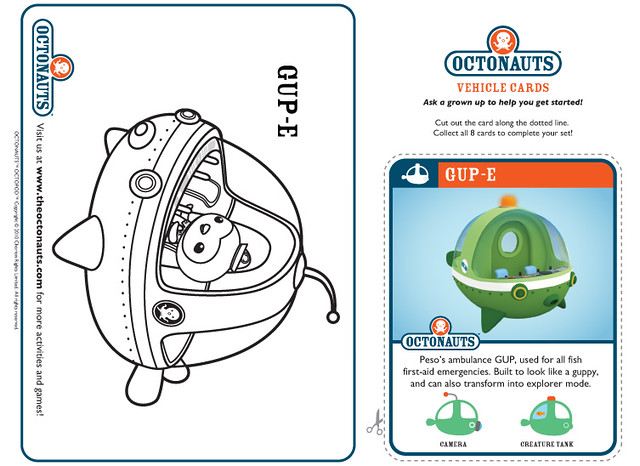 Gup e example of the printable octonauts vehicle page you â