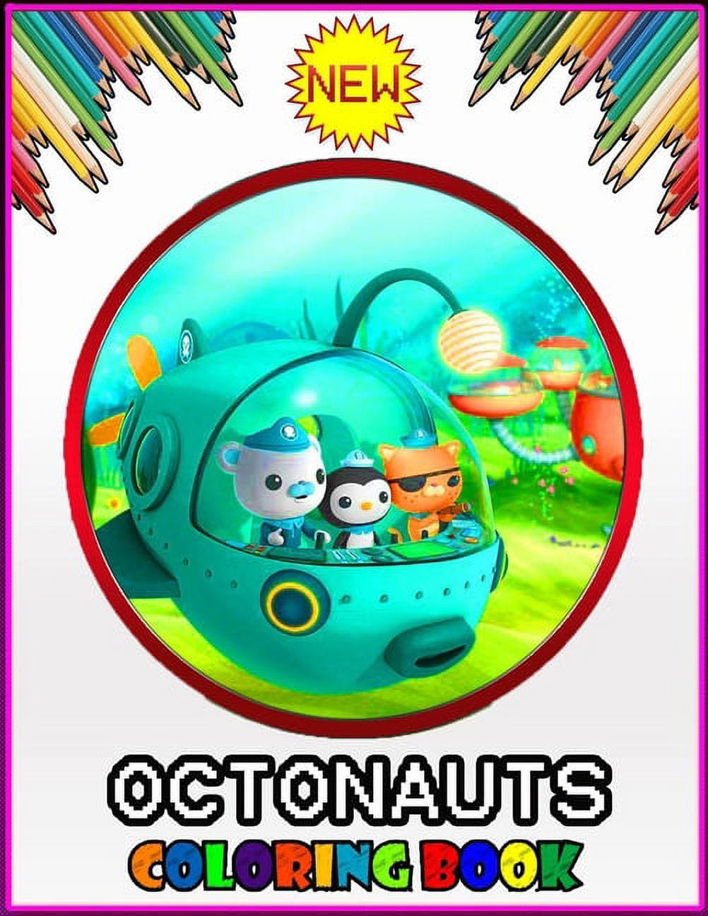 Octonauts coloring book a new octonauts capitain barnacles kwazii peso cassy twik shellington coloring book for those who love octonauts plenty of fantastic designs for kids and adult x size paperback