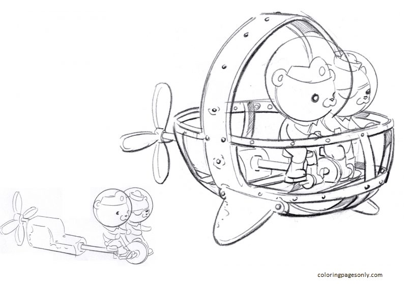 Octonauts coloring pages