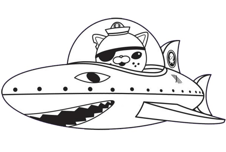 Coloring page the octonauts