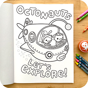 The octonauts color the ocean an official coloring book by meomi meomi books