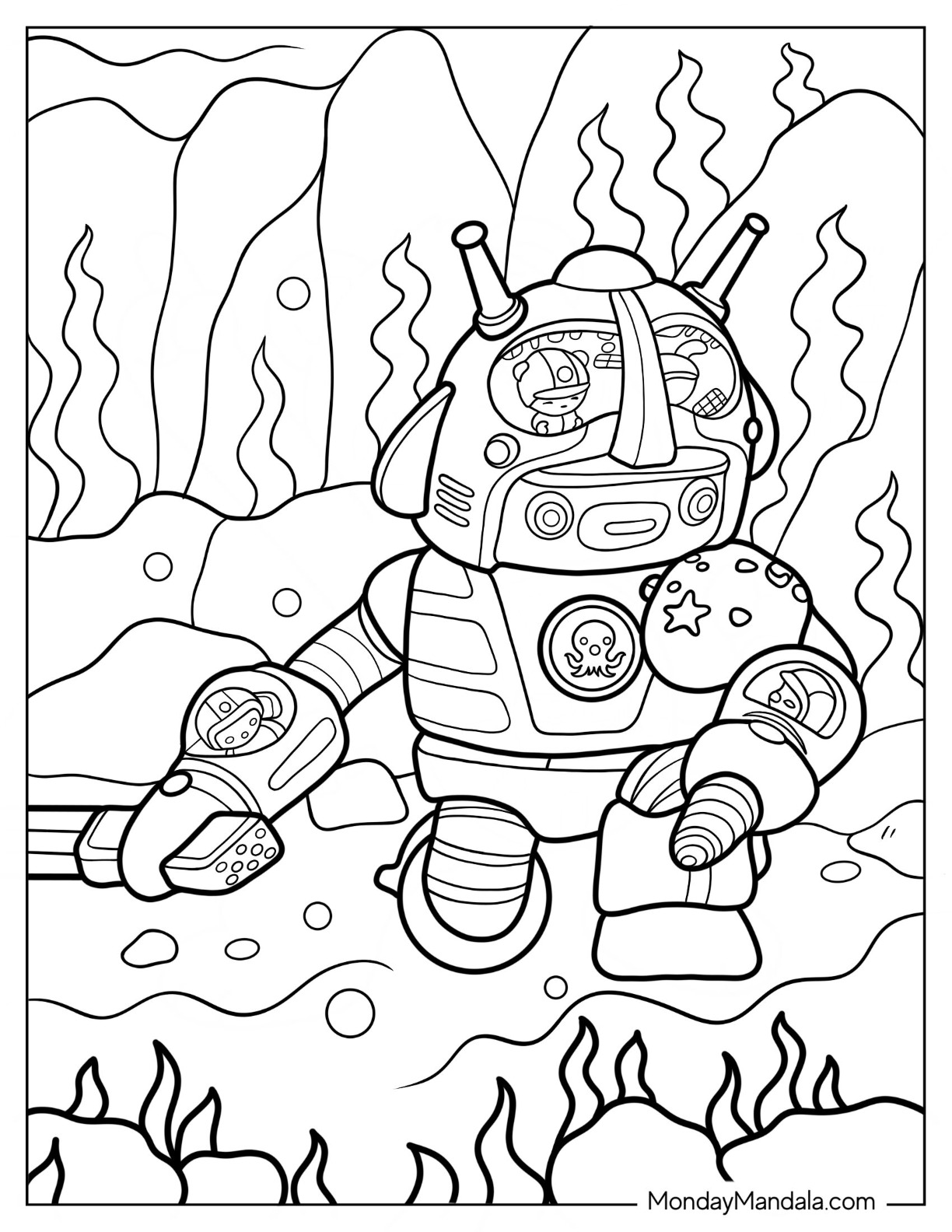 Octonauts coloring pages free pdf printables