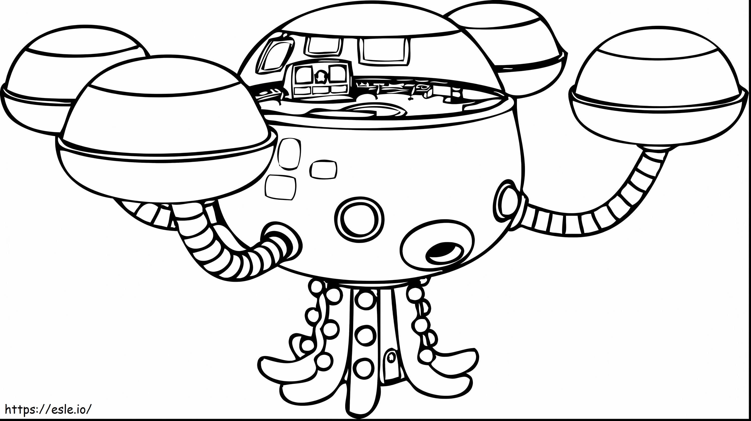 Octonauts spaceship coloring page