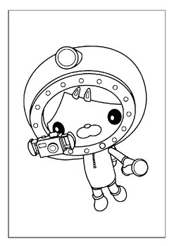 Explore the octopod world with printable octonauts coloring pages for kids