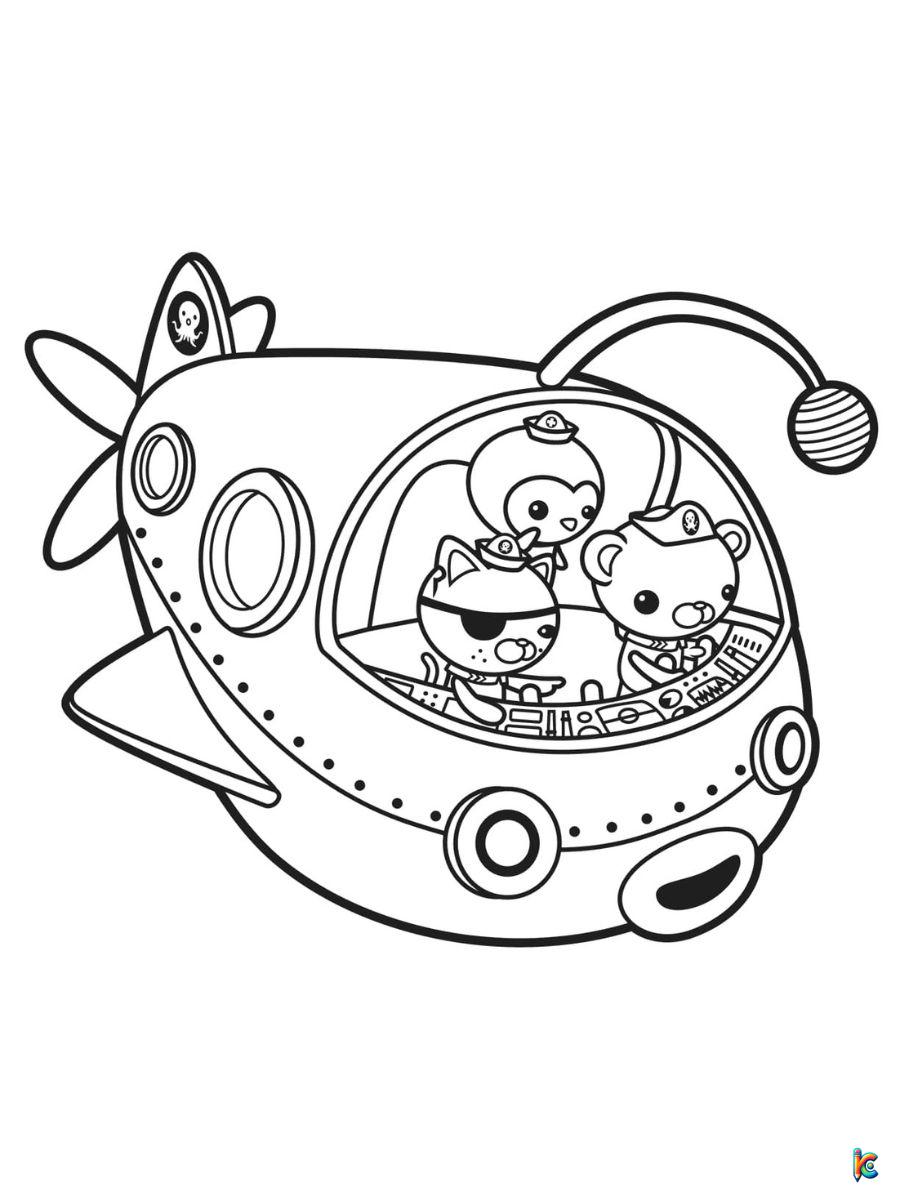 Octonauts coloring pages â