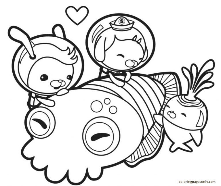 Octonauts coloring pages printable for free download