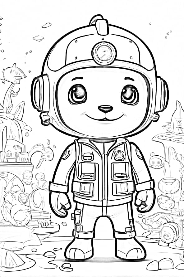 Octonauts coloring pages free printable sheets