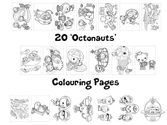 Octonauts colouring pages