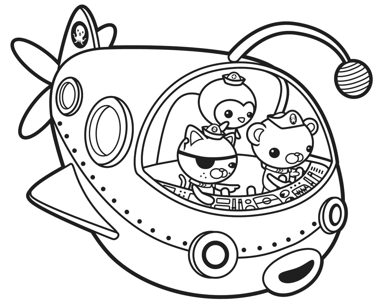 Octonauts coloring pages print free for kids wonder day â coloring pages for children and adults