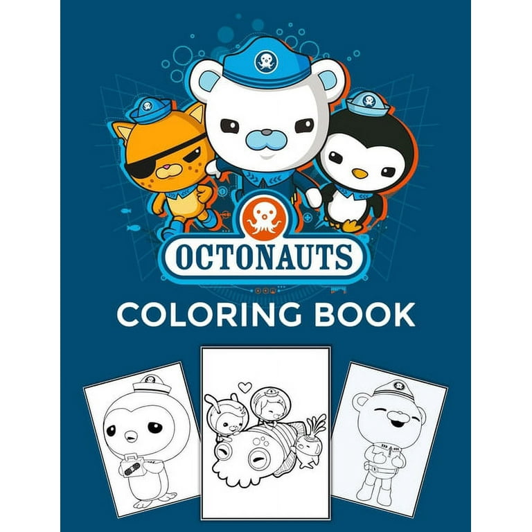 Octonauts coloring book great gift for kids with jumbo octonauts coloring books paperback