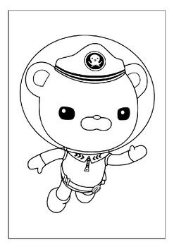 Learn about marine life while coloring with octonauts coloring pages collection