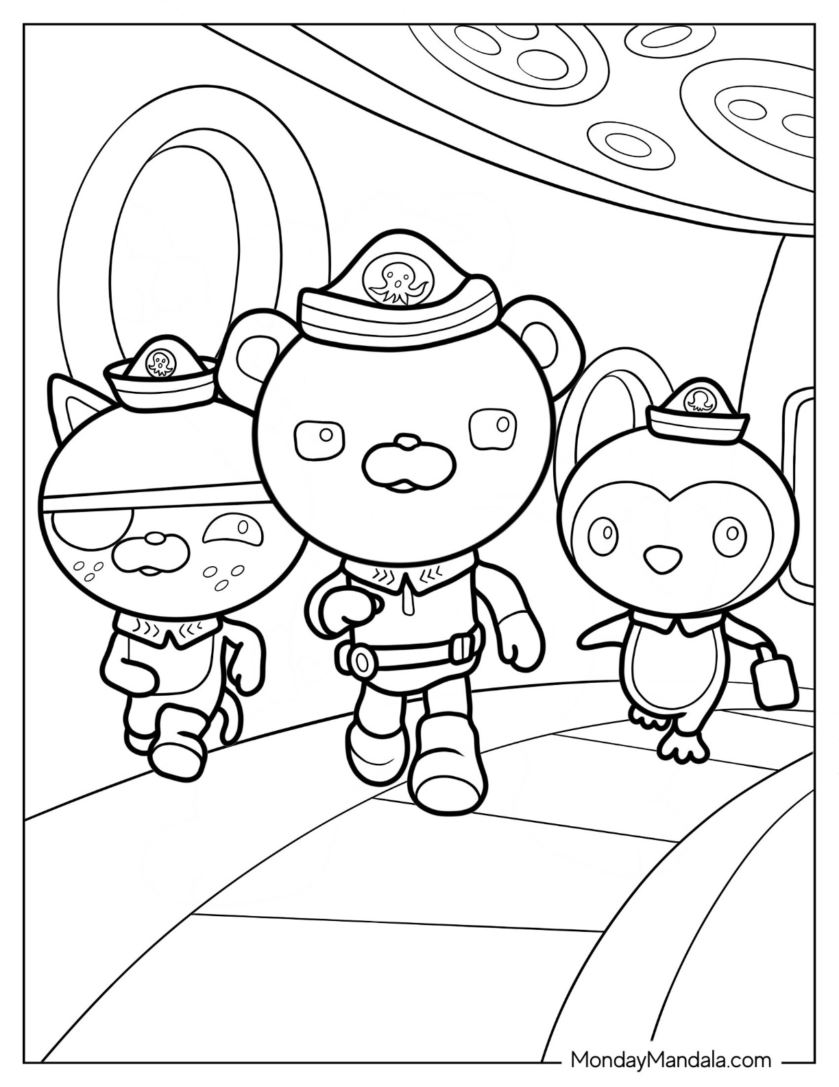 Octonauts coloring pages free pdf printables