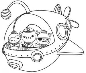 Octonauts coloring pages for kids