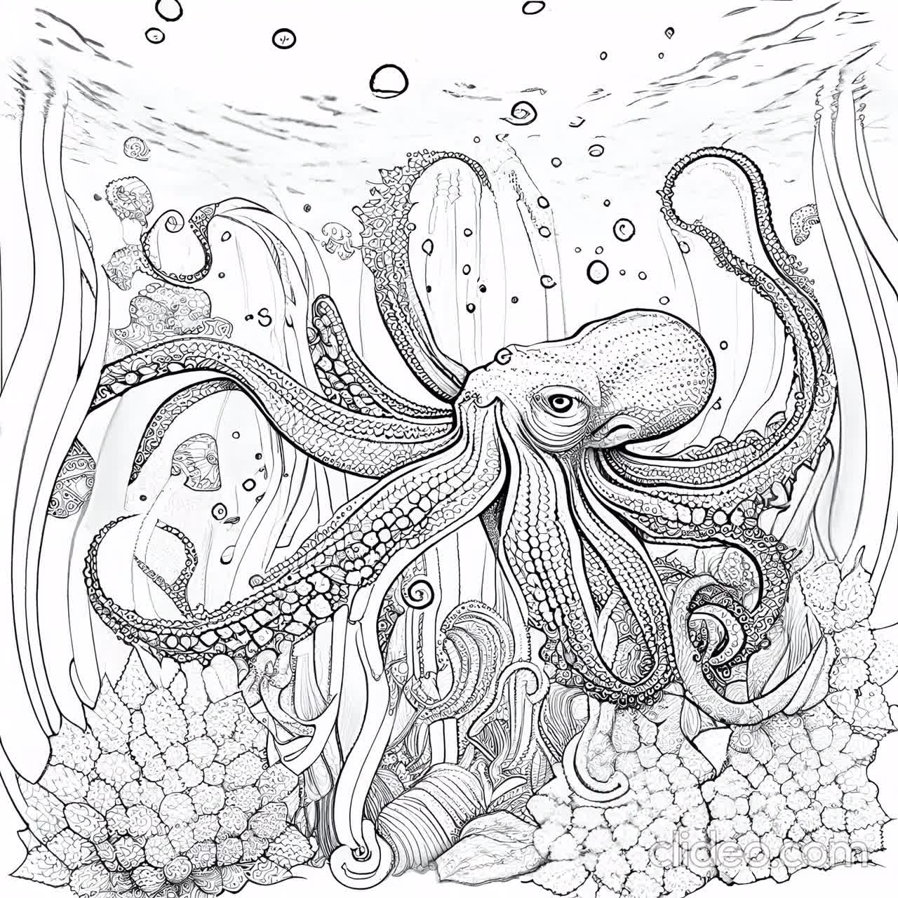 Dive into the deep blue with our octopus coloring pages perfect for mindful art therapy and diy crafts coloringpages print paint