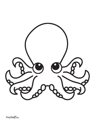 Octopus coloring pages