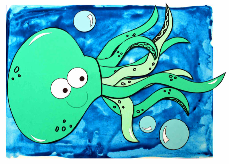 Printable octopus craft for kids