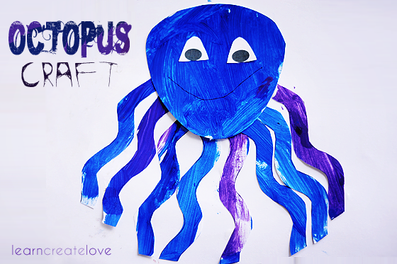 Octopus craft w printable