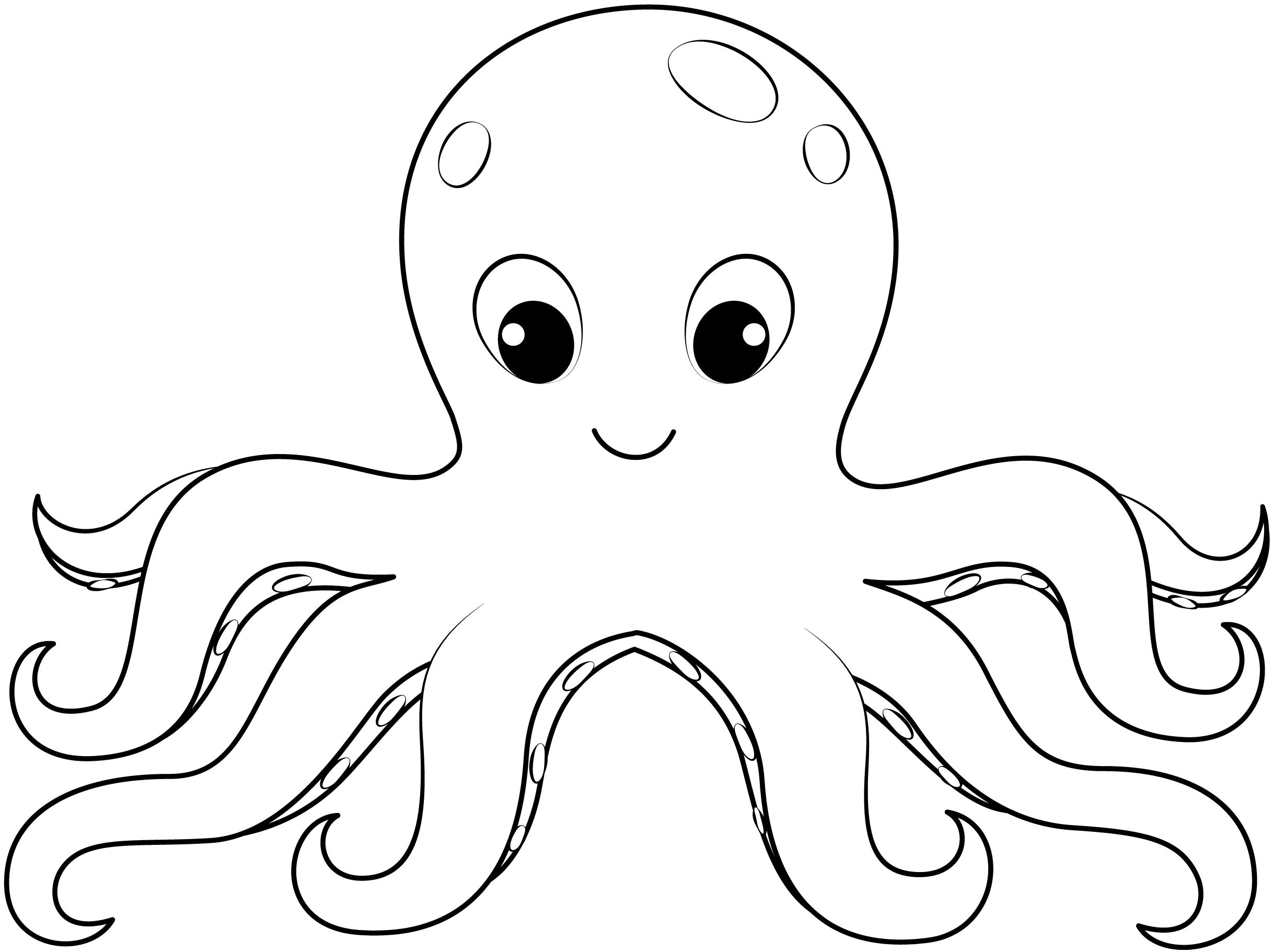 Octopus printable template free printable papercraft templates