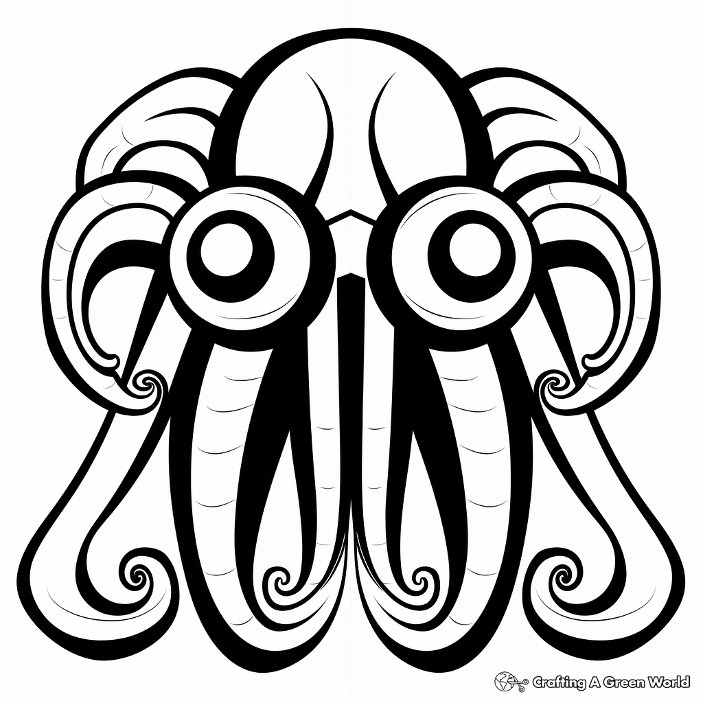 Octopus coloring pages