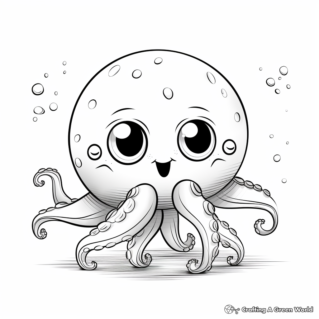 Octopus coloring pages