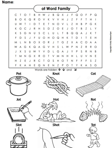 Ot word family teaching resources