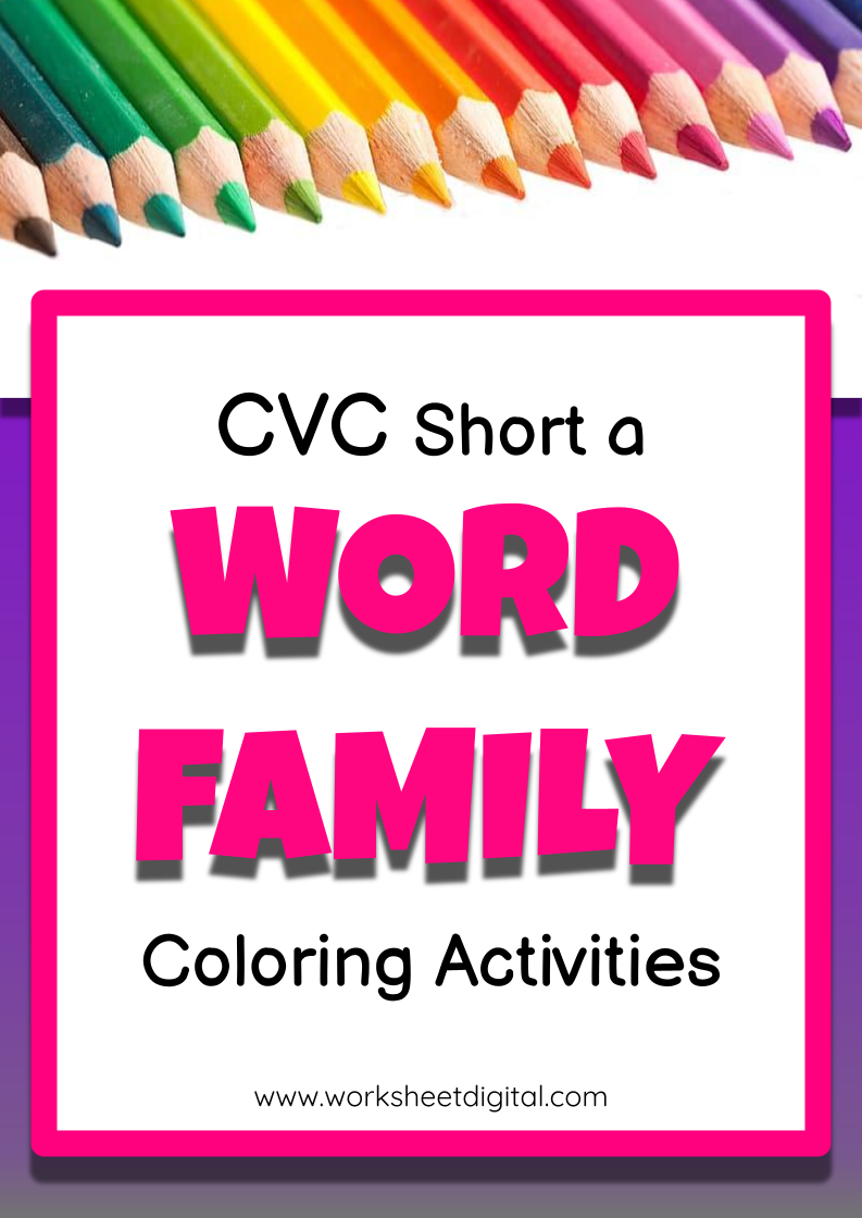 Cvc words worksheets