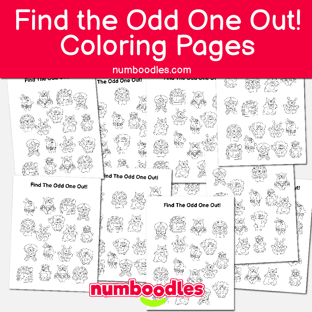 Find the odd one out worksheets