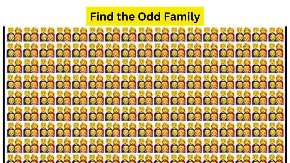 Perplexing puzzles are you wise as a wolf to spot the odd family picture in seconds try now