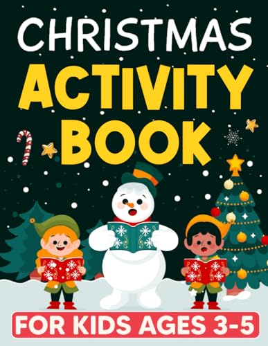 Christmas activity book for kids ages