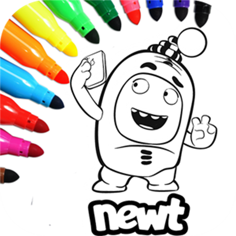 Oddbods coloring book â